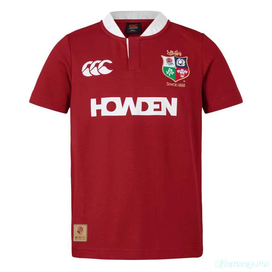 2025 Kids British & Irish Lions Red Jersey
