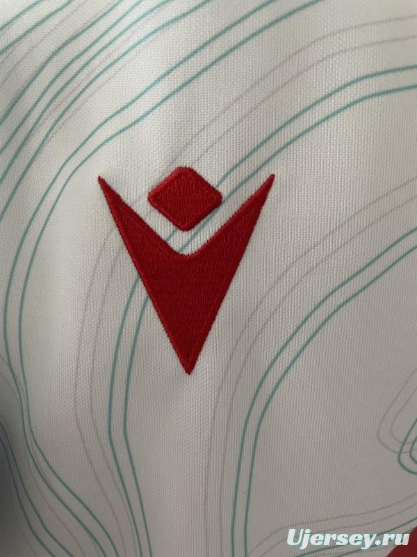 2026 Wales away White with Topographic Pattern Jersey