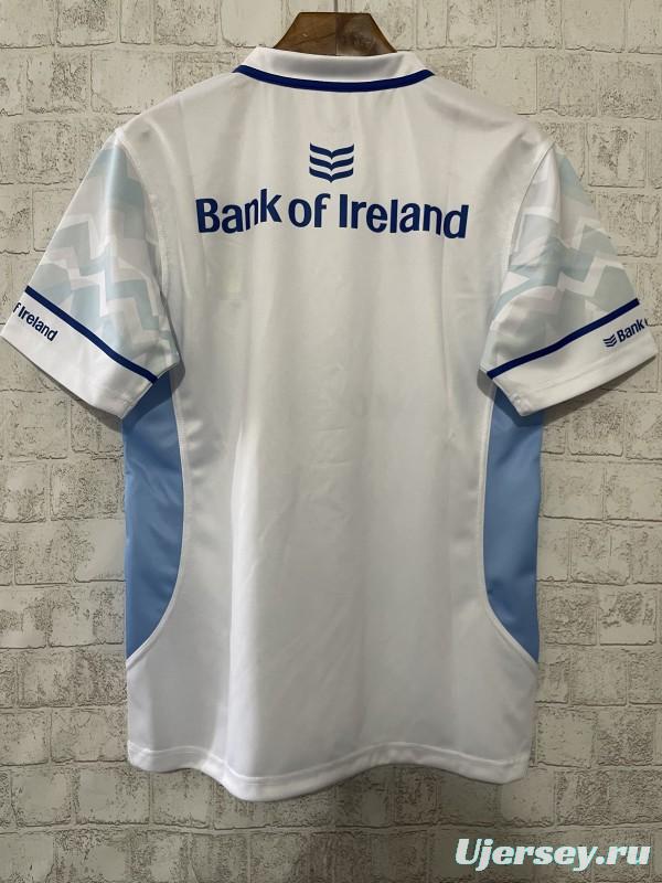 24/25 Leinster White with Chevron Pattern and Sky Blue Panels Jersey