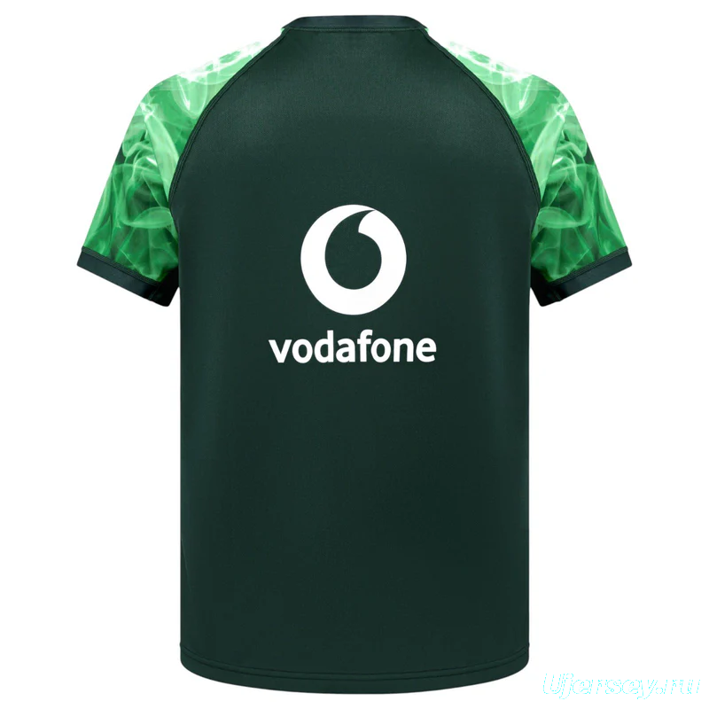 2026 Ireland Alternate Dark Green with Green Smoke Graphic Jersey