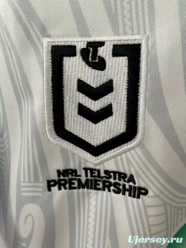 25/26 New Zealand Warriors White with Māori Heritage Jersey