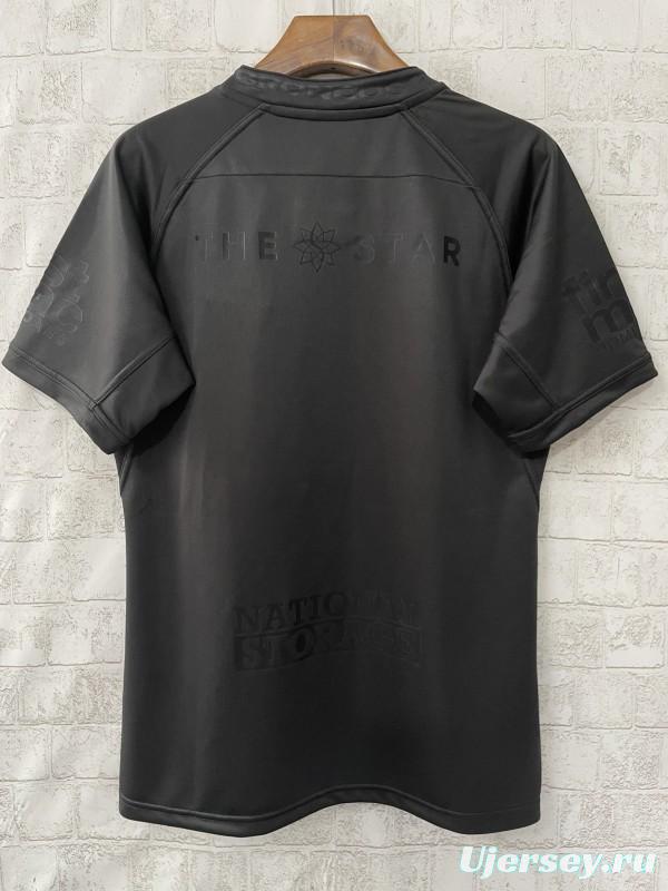 25/26 Brisbane Broncos All Black with Tonal Design Jersey