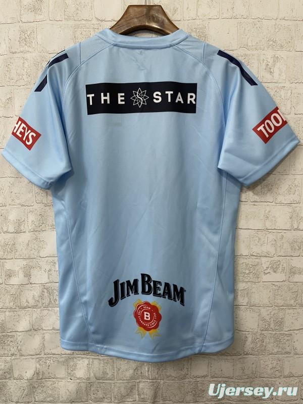 2026 NSW Blues Sky Blue to Navy Blue Gradient with Diamond Pattern Women's Jersey