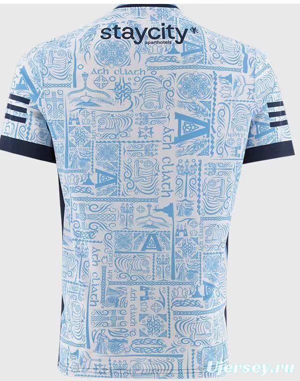 2026 Dublin GAA Sky Blue with Celtic Pattern Jersey