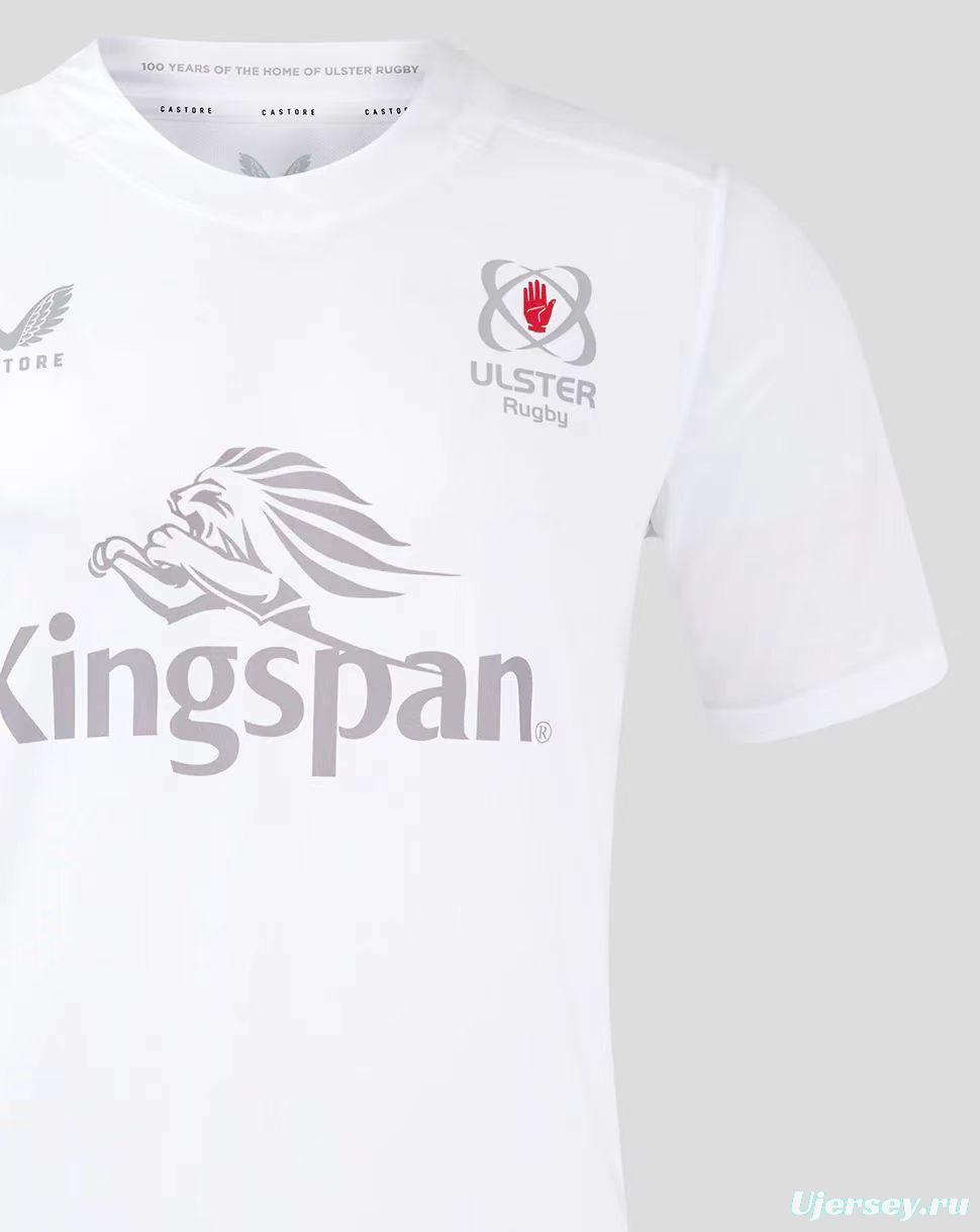 24/25 Ulster White with Silver Details Away Jersey