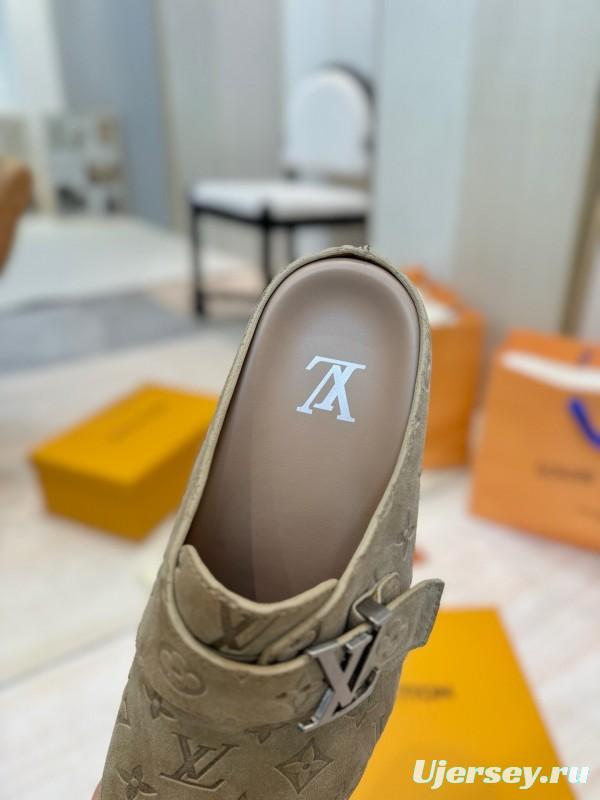 Louis Vuitton LV Monogram Sandals Spring Summer 2025 Collection Couple Sliders - KFY00291
