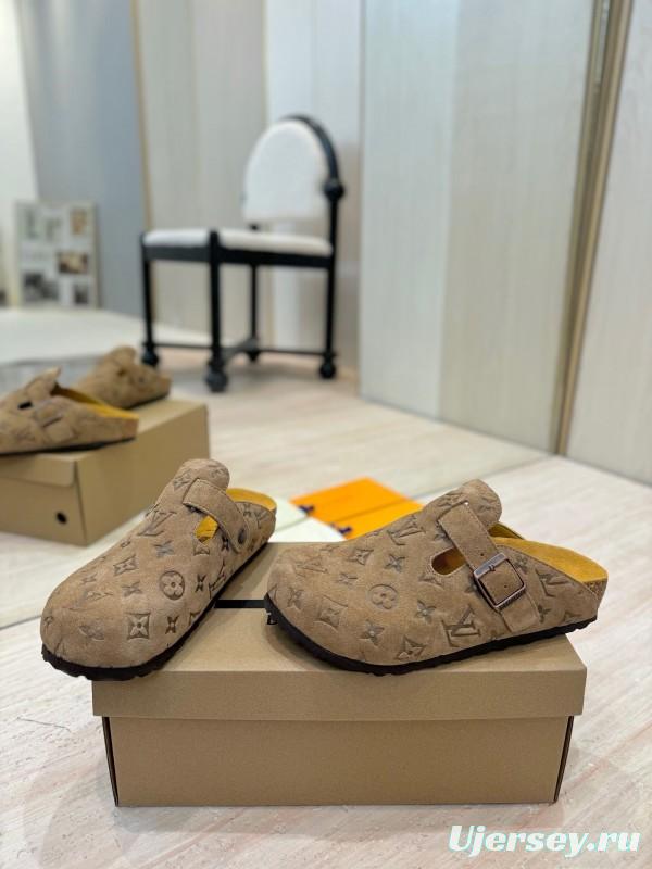 Louis Vuitton Louis Vuitton × BIRKENSTOCK Boston Soft Sole Mule Slippers - KFY00300