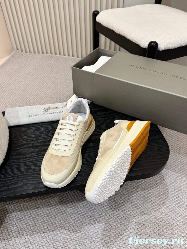 Brunello Cucinelli Casual Sneakers with Seasonal Colors and Leather Lining - KFY00320