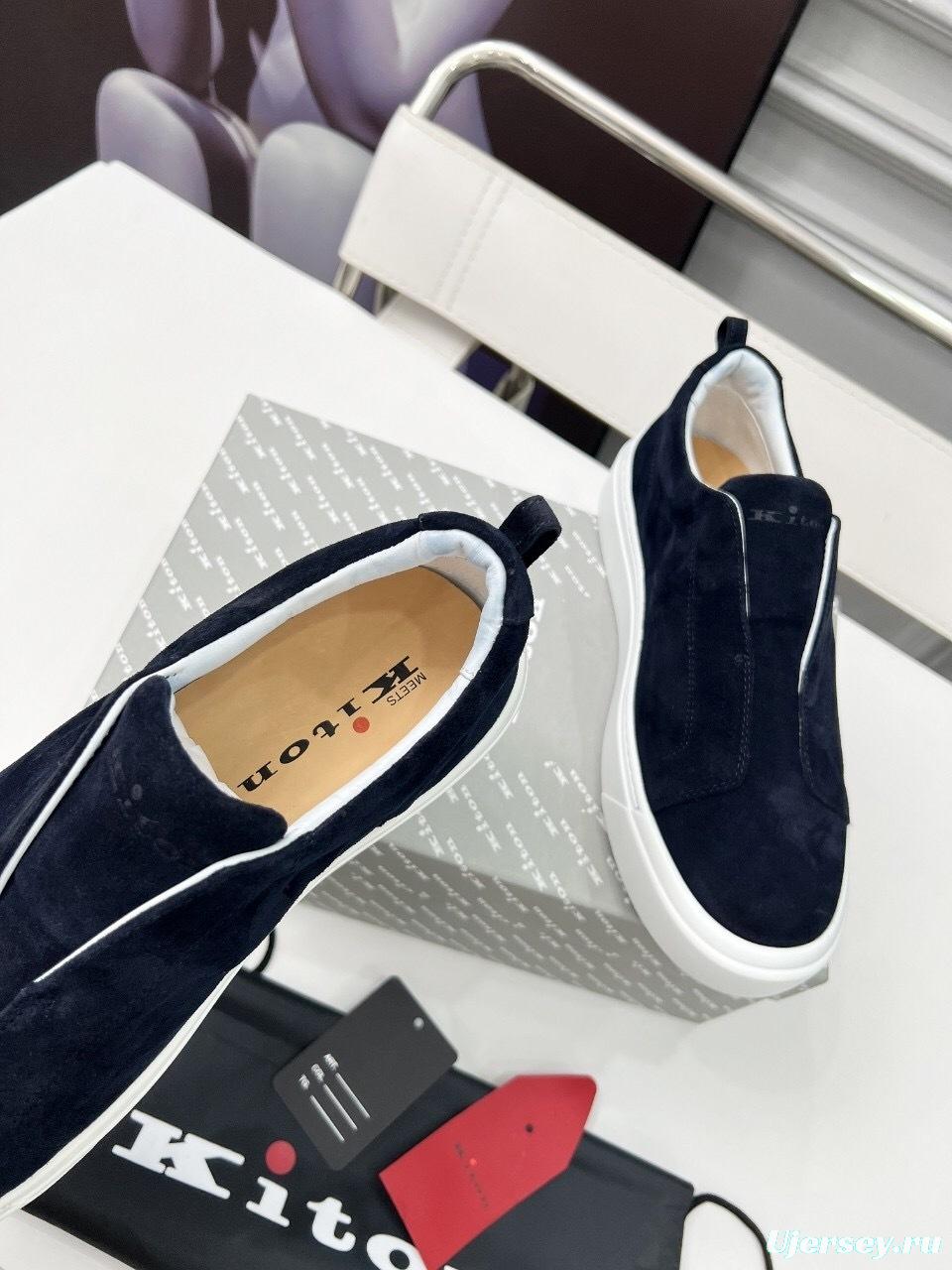 Kiton 2025 SS Slip-On Casual Men's Shoes - KFY00320