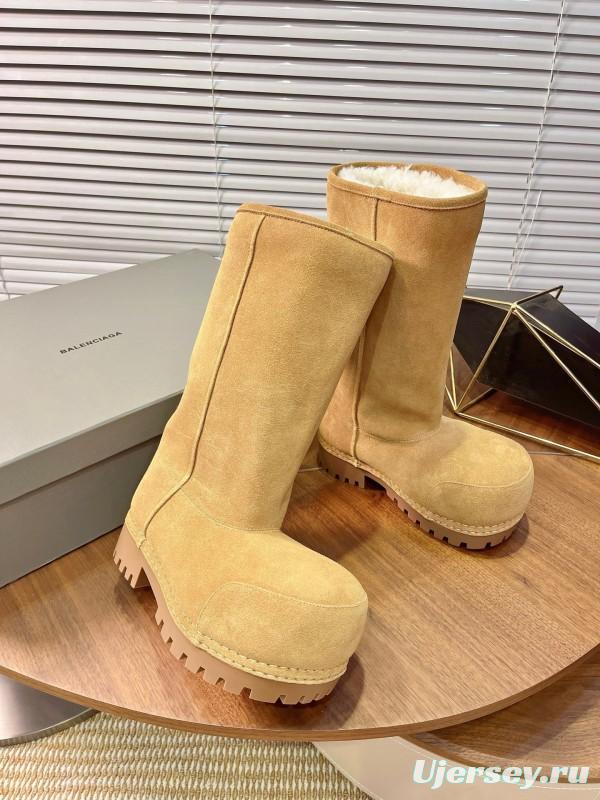 Balenciaga 2025 SS New Big Head High Heel Snow Boots - 2025SSBHB