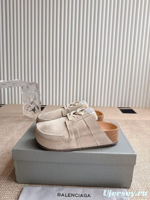 Balenciaga Birkenstock Boston Soft Footbed Platform Sandals - AS00260