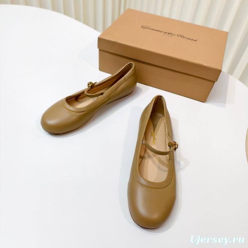 Gianvito Rossi Bohemian Style Flat Ballet Shoes - LY00310