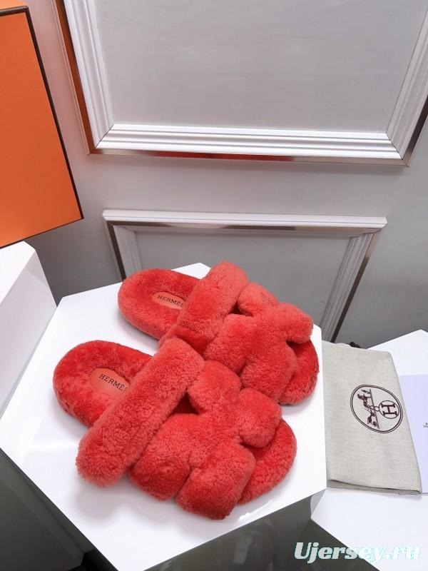 H Erijus Shoes Love Fur Slippers - LY00270