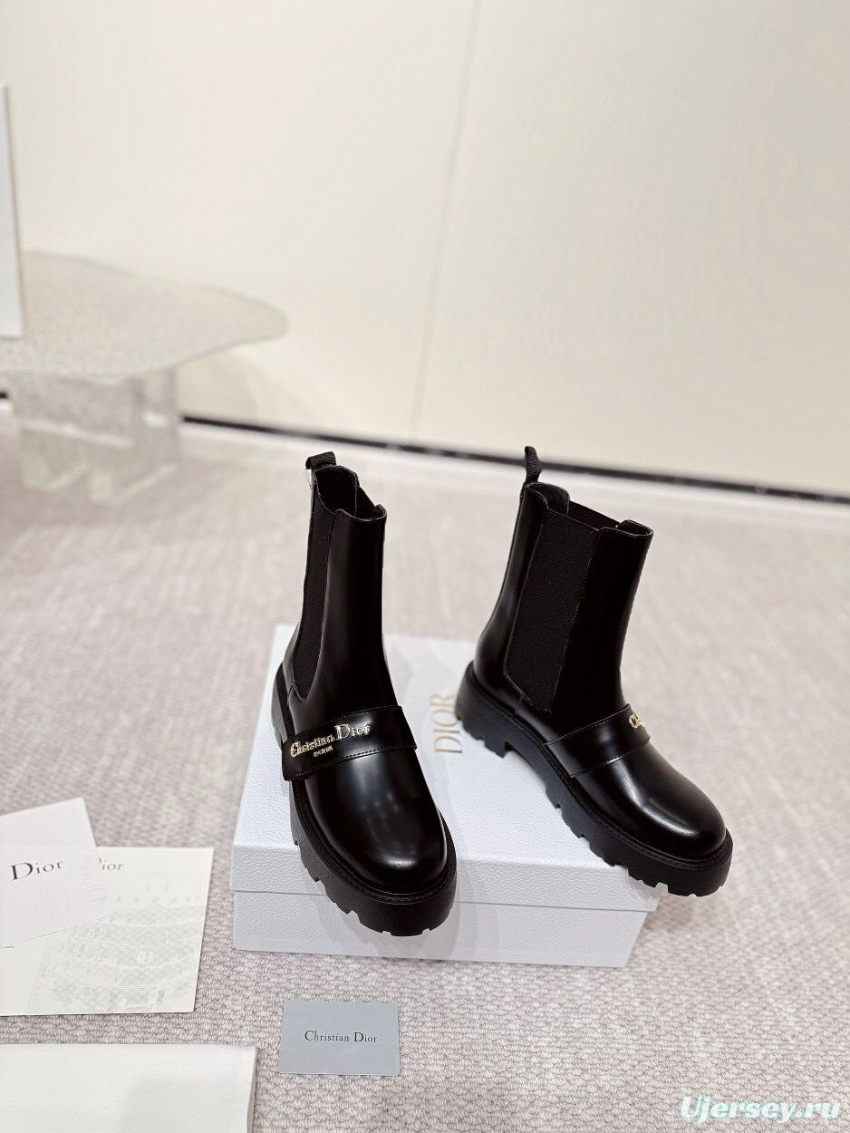 DIOR CHRONO Slip-On Motorcycle Boots - LY00340