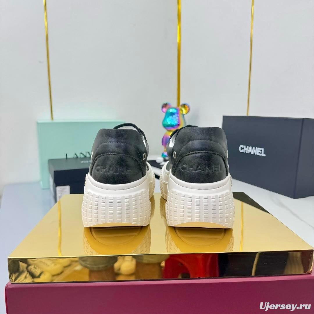 Chanel 2025 SS Panda Loafers Casual Sports Shoes - LY00330