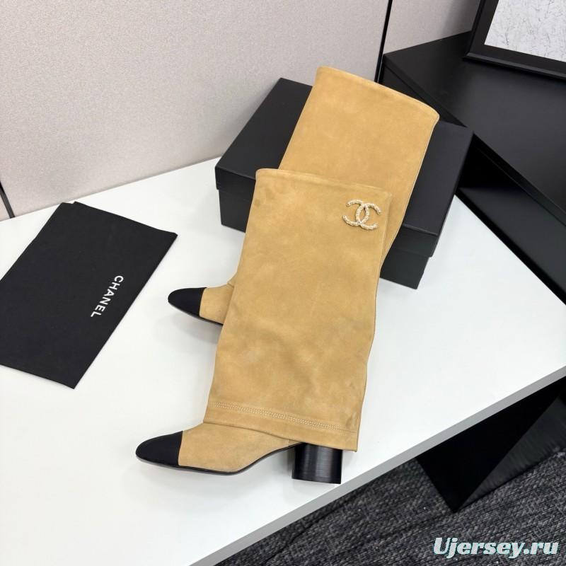 Chanel 2025/SS Small Fragrance Ankle Boots Essential Fall Winter Item - LY00480