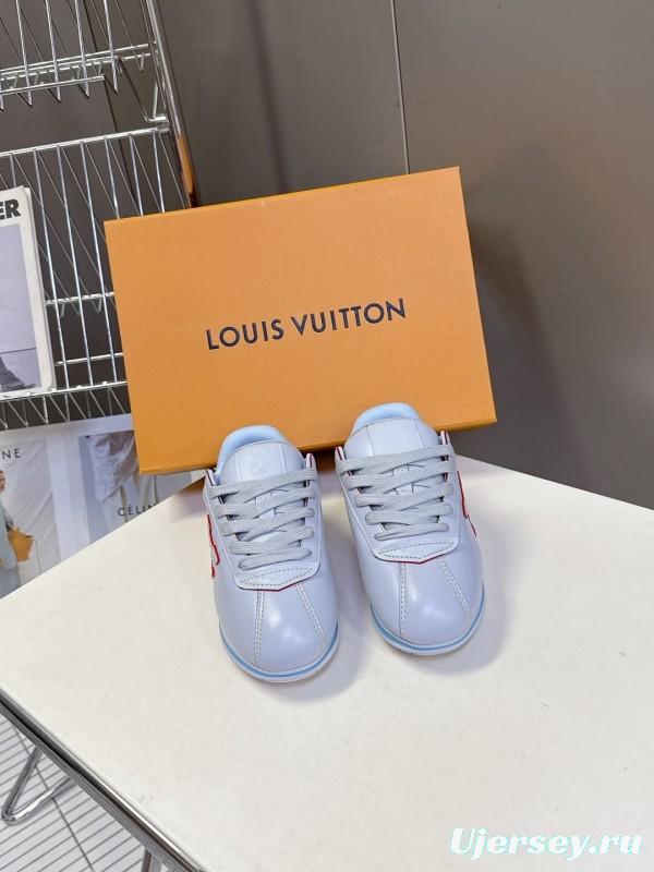 Louis Vuitton 2025 SS Pharrell Williams Collaboration Thick Sole Sneakers Retro Running Shoes - KFY00380