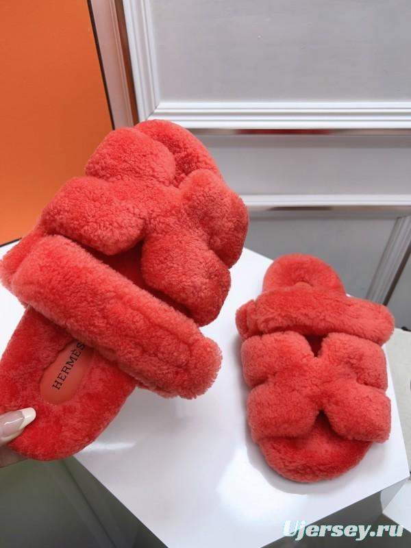 H Erijus Shoes Love Fur Slippers - LY00270