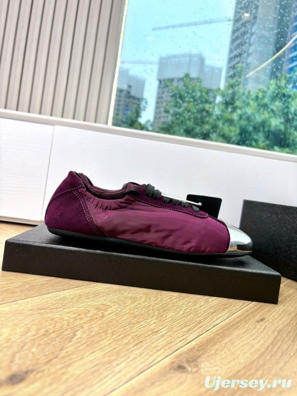 Prada 2025 SS Metal Toe Thin Sole Training Shoes Casual Shoes - LY00280