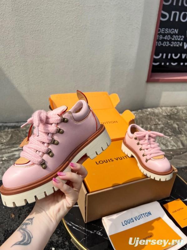 Louis Vuitton REMIX Lace-Up Derby Hiking Shoes - LY00340