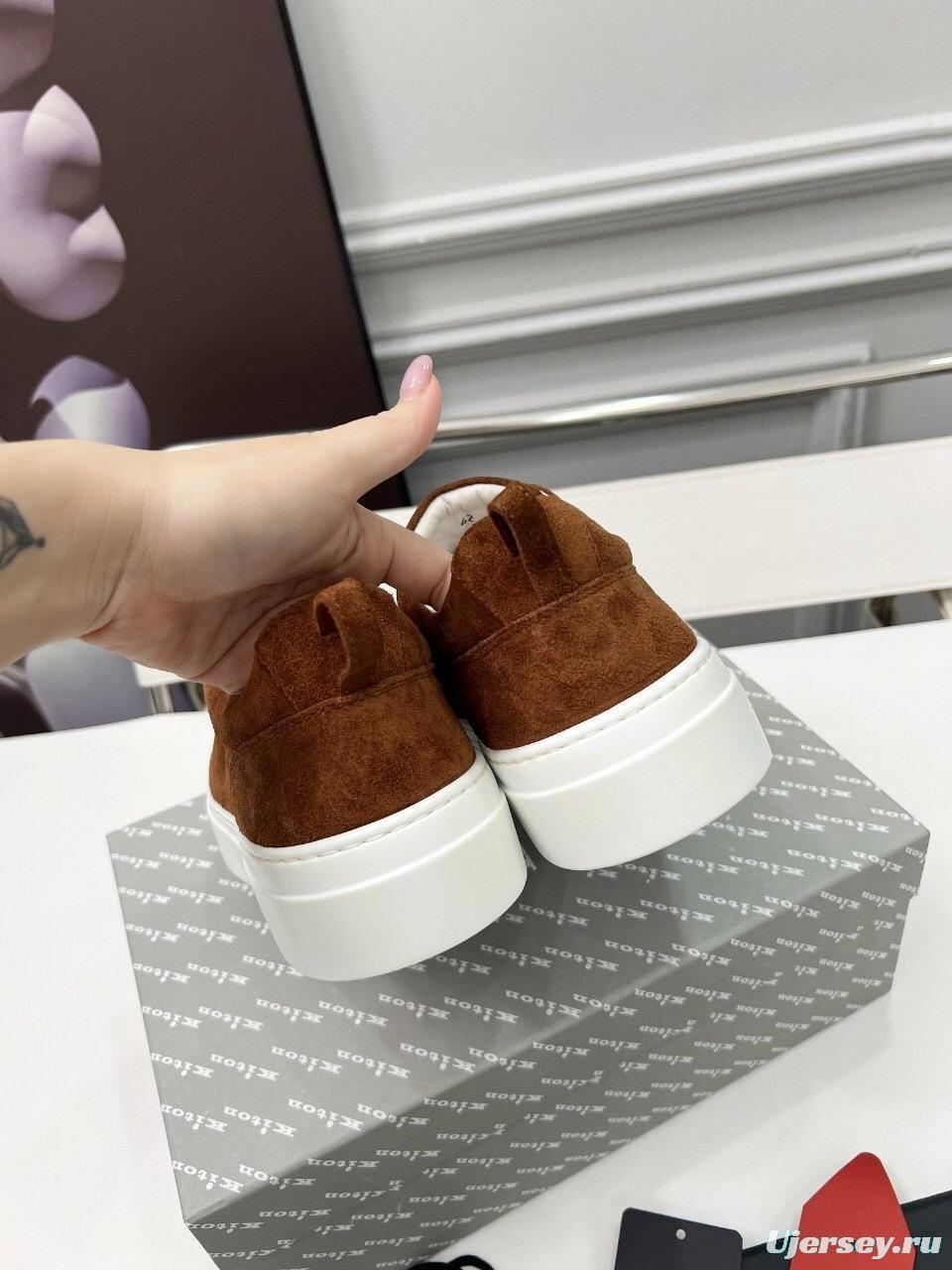 Kiton 2025/SS Slip-On Casual Men's Loafers - KFY00320