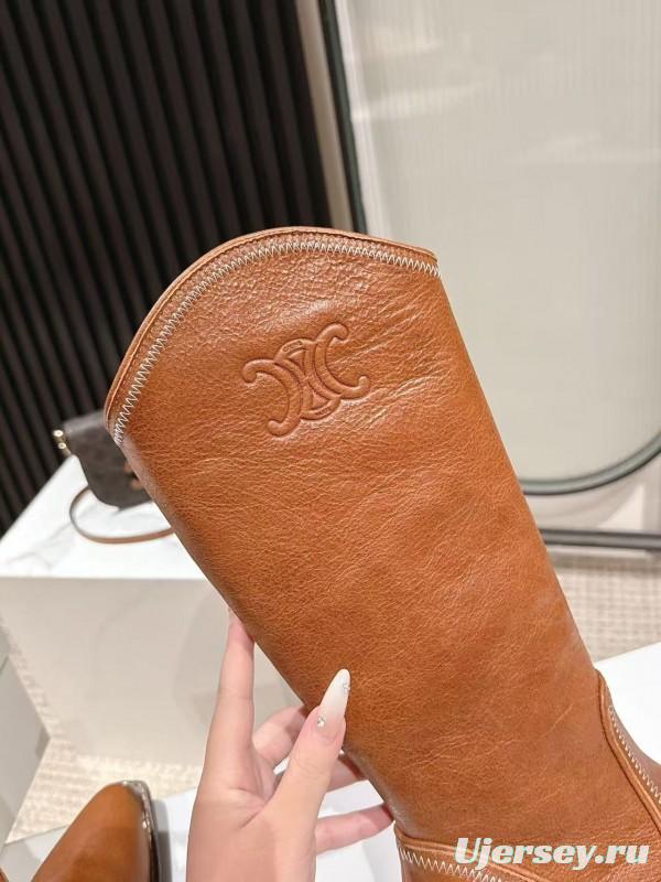 CELINE 2025/SS Fashion Boots Retro European Style Short Boots - LY00500