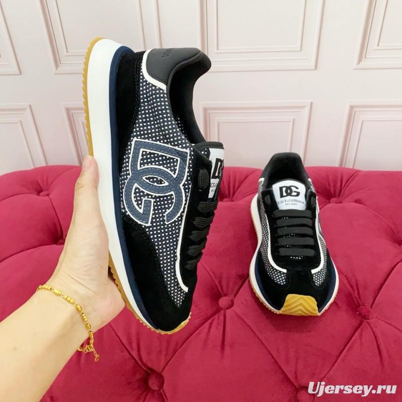 Dolce & Gabbana 2025 Spring Summer Collection Luxury Embroidered Logo Sneakers - AS00300