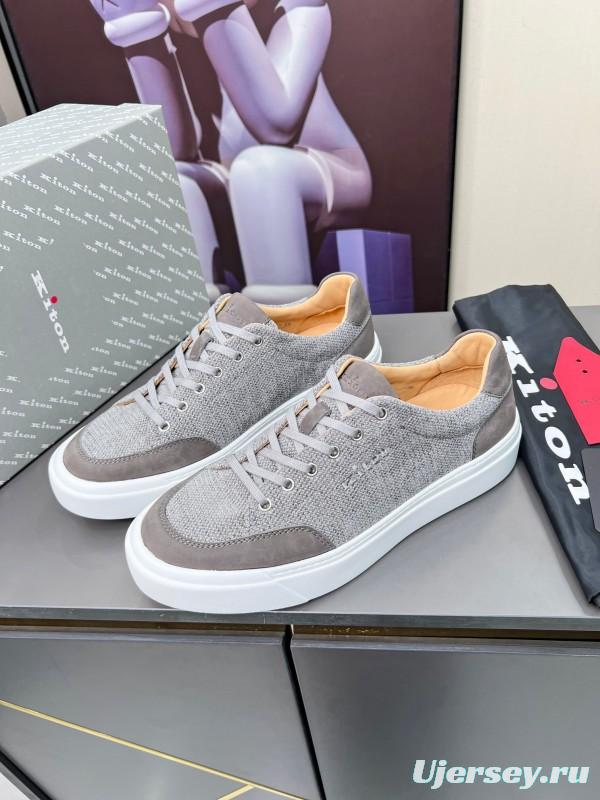 Kiton Tie-Down Old Money Style Casual Men's Shoes - KFY00320