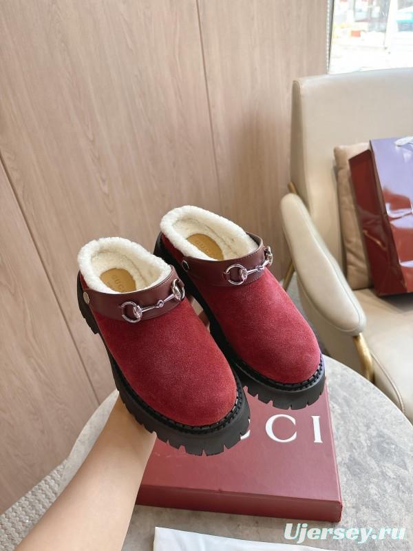 Gucci Mule Shoes with Horsebit Detail and Medium Heel - LY00320