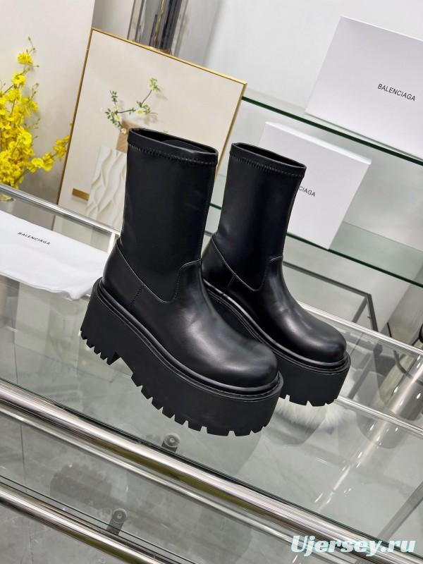 Balenciaga 2025/SS Autumn Winter Platform Ankle Boots Heavy Craftsmanship - LY00350