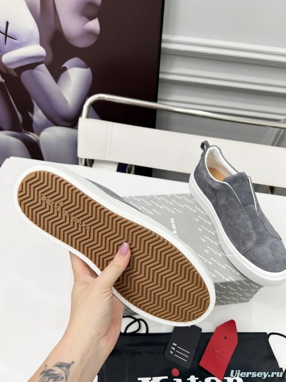 Kiton 2025/SS Slip-On Casual Men's Shoes - KFY00320