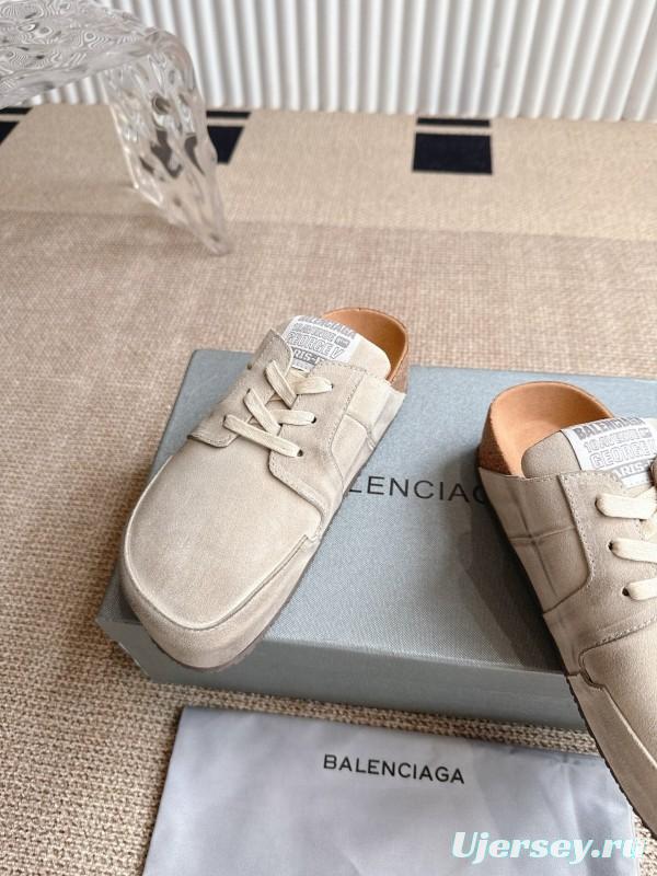 Balenciaga Birkenstock Boston Soft Footbed Platform Sandals - AS00260