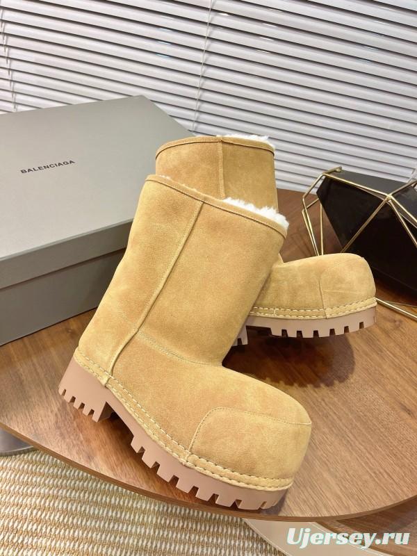 Balenciaga 2025 SS Oversized High Heel Snow Boots - AS00520