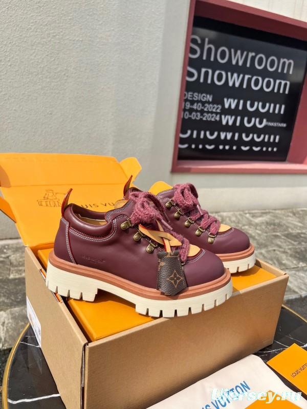 Louis Vuitton Remix Lace-Up Derby Hiking Shoes - LY00340
