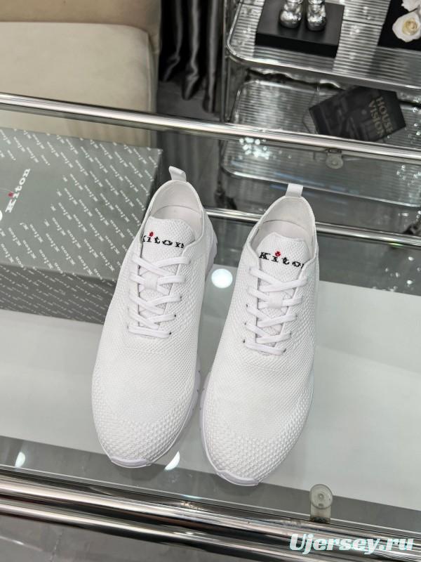 Kiton Four Seasons Classic Casual Knit Shoes - KFY00300