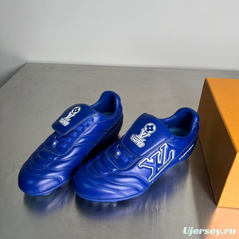 Louis Vuitton Footprint Soccer Sneakers Unisex Sport Shoes - Footprint Soccer