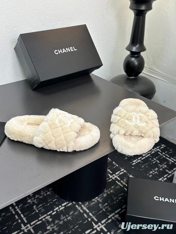 Chanel 2025 SS Classic Fluffy Slippers - LY00250