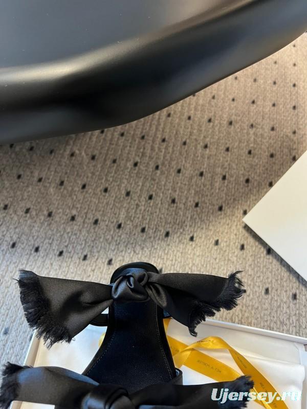 The Row 25ss Hand-Woven Bow Slippers - KFY00280