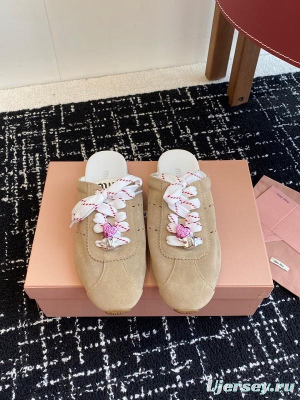 MiuMiu 2025 SS Slip-On Trainer Casual Shoe - KFY00295