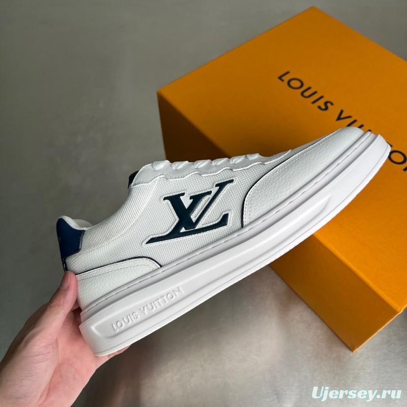 Lv Beverly Hills Low Top Fashion Sneakers Men's Shoes - YC