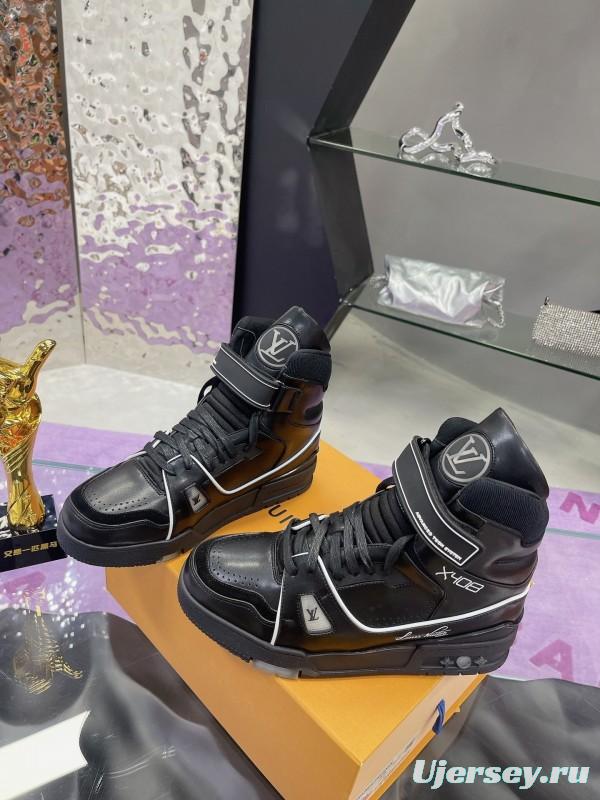 LV Trainer Maxi Sneakers with Multi-Color LED Charging Cable - AS00760