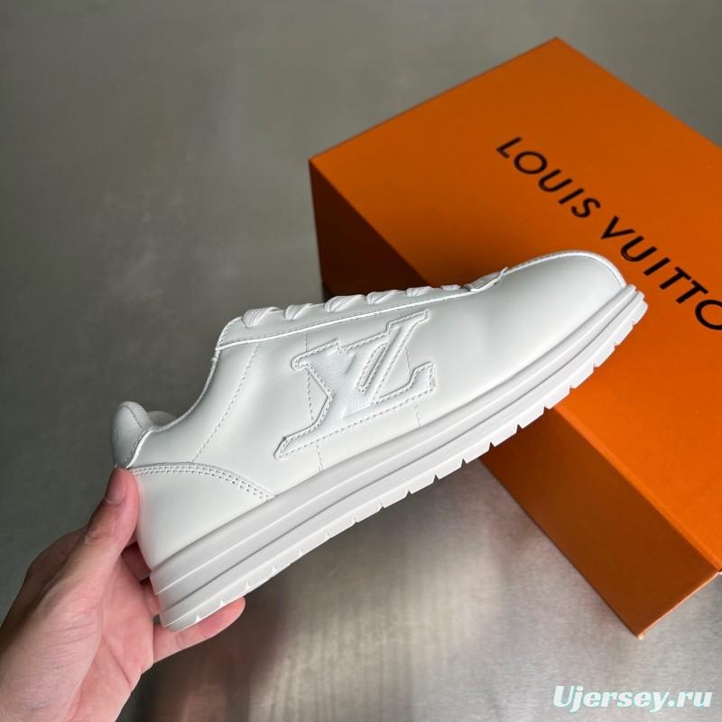 LV Louis Vuitton 2025 SS Pharrell Williams Collaboration Runway Edition Chunky Sole Casual Sneakers - YC