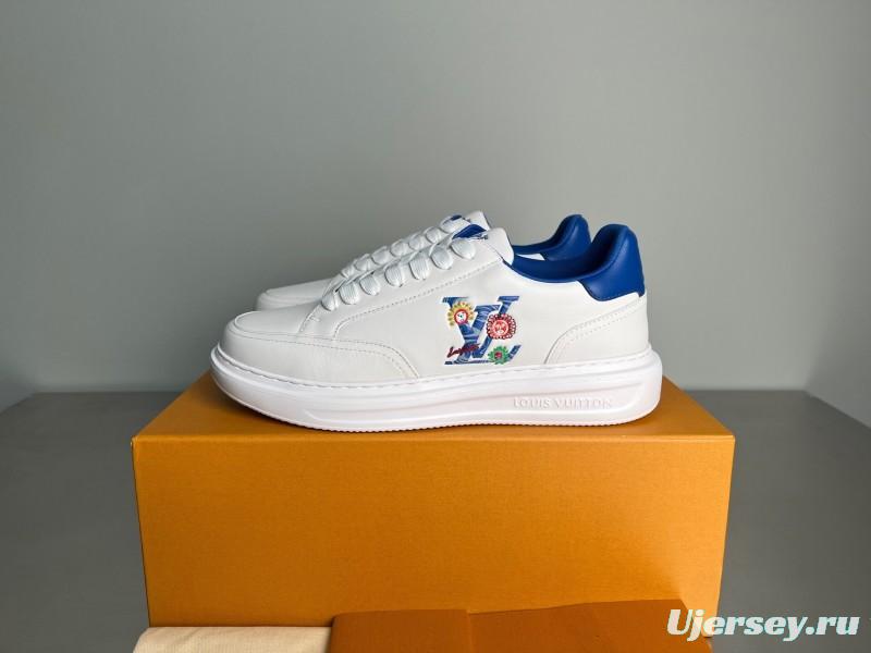 Lv Beverly Hills Low-Top Fashion Sneakers Unisex Couple Edition - YC