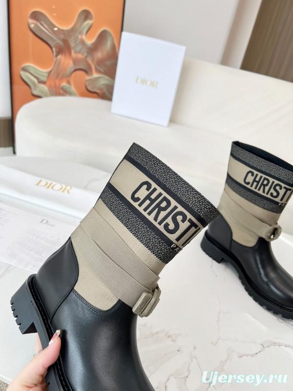 Dior 2025/SS Autumn Winter Boots Retro Work Boots Slip-On - LY00320