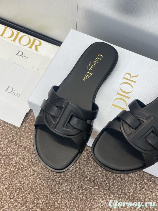 Dior D-Club Jelly Color Hollow Layered Cross-Strap Women Sandals - KFY00280