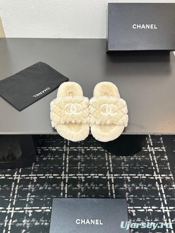 Chanel 2025 SS Classic Fluffy Slippers - LY00250