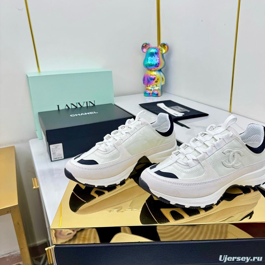 Chanel 2025 SS Thick Sole Casual Sneakers - LY00310