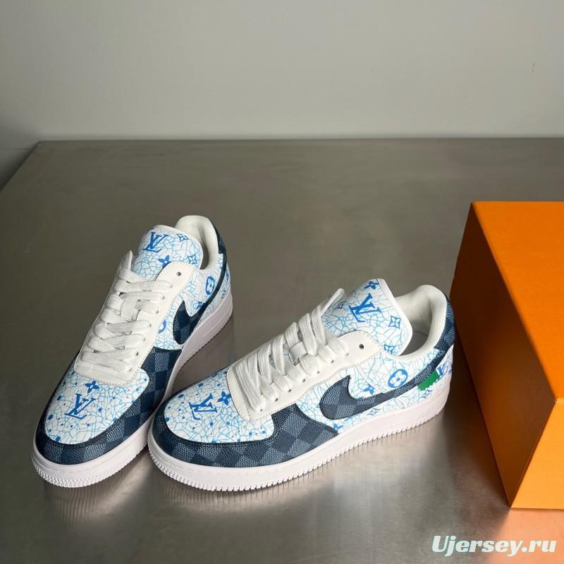 Nike Air Force Collaboration Top Athletic Sneakers - YC