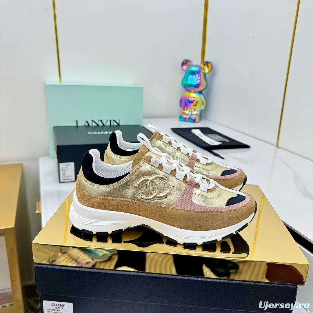 Chanel Spring/Summer 2025 Thick Sole Casual Sneakers - AS00310