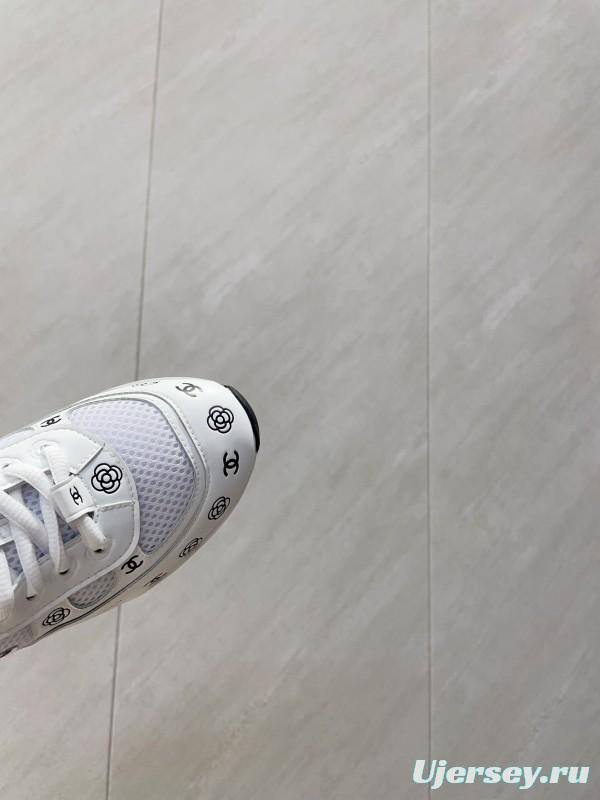 Chanel Silver Horn King II Casual Series Sports Shoes - KFY00330